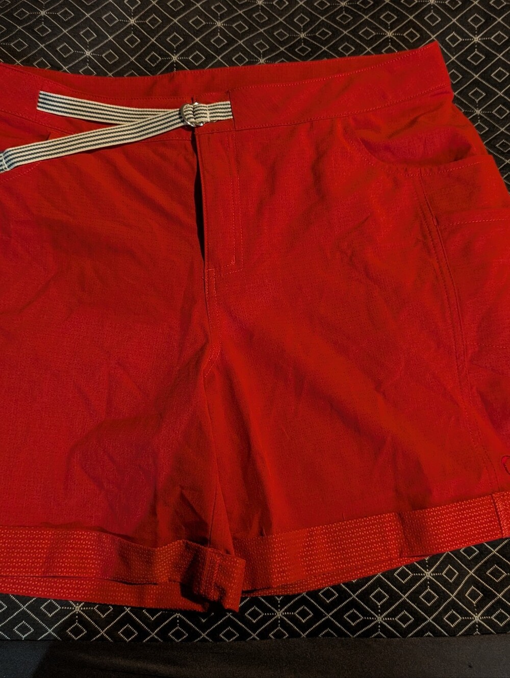 Zyia Women’s Red Casual Drawstring Shorts